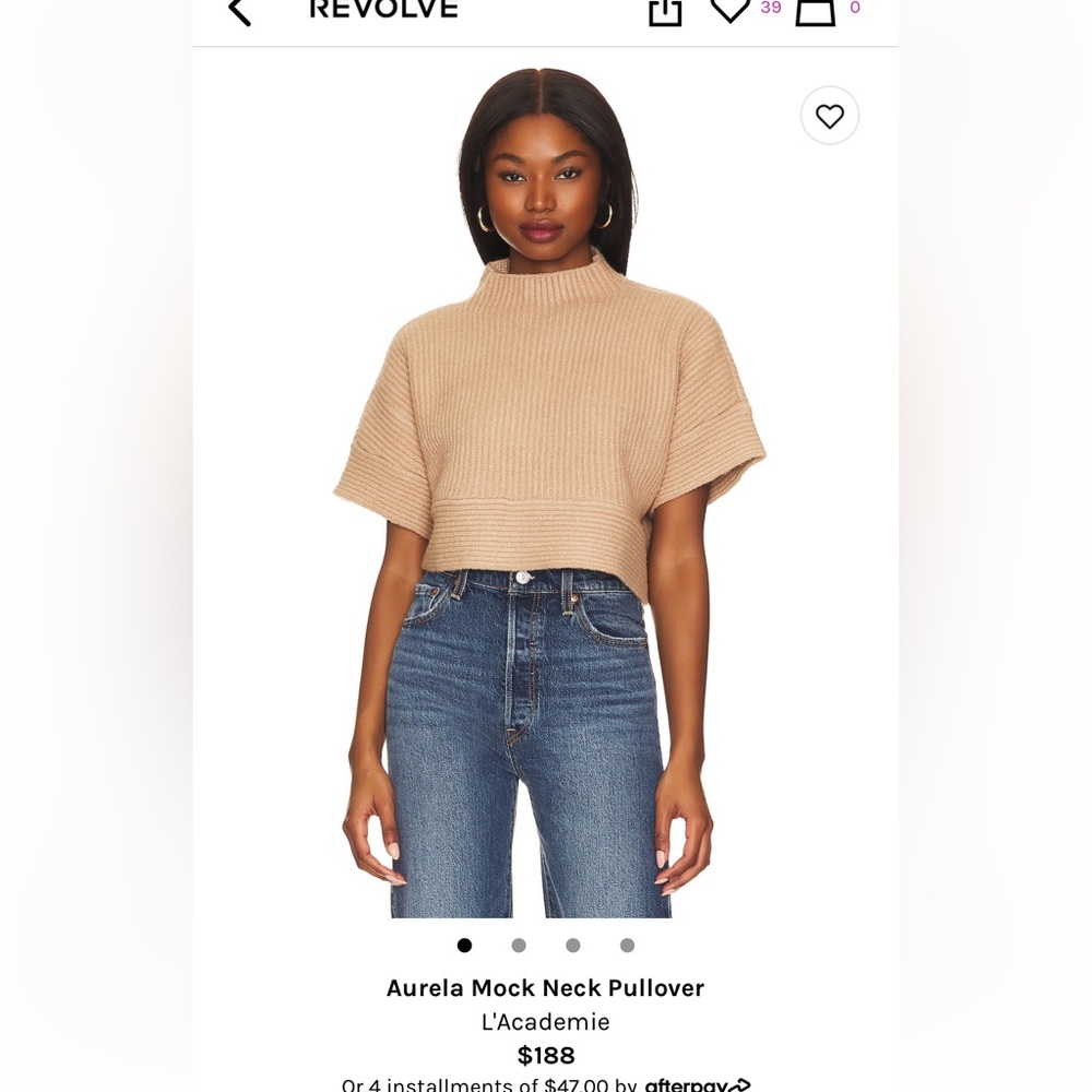 Never worn cropped sweater
